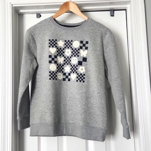 Cat & Jack Gray Graphic Sweatshirt size XL (14)